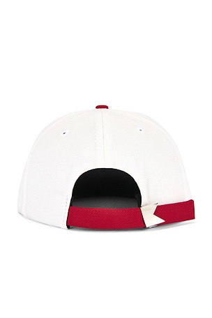 Rhude Trophy Racing Hat in White