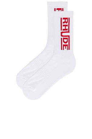 Rhude Champions Logo Sock