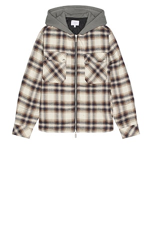 Hooded Flannel Jacket Rhude