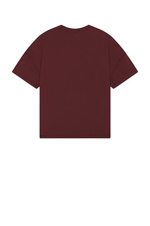 Rhude Reverse Tee in Burgundy