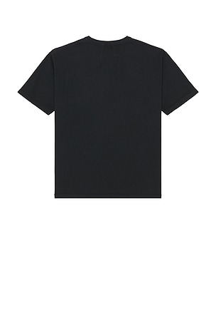 Rhude Collegiate Crest Tee in Black