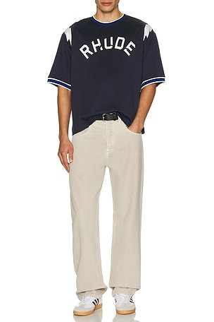 Logo Lightning Ringer Tee Rhude