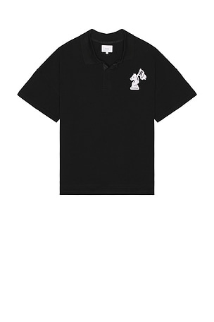 Pique Boxy Polo Shirt Rhude