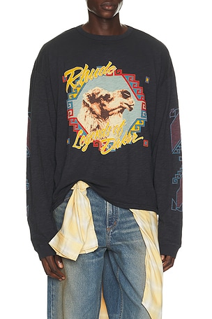 Legends Of Dakar Long Sleeve Slub Tee Rhude
