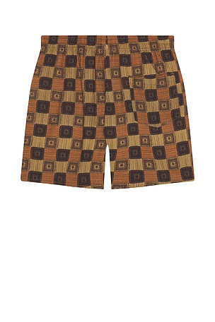 Rhythm Racket Jam Shorts in Brown