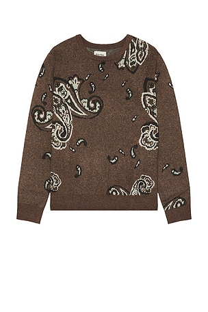 Mohair Paisley Knit Sweater Rhythm