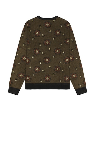 Rhythm Doyle Knit Sweater in Olive