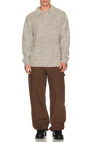 Kinetic Collared Knit Sweater Rhythm