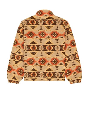 Rhythm High Noon Quarter Zip Pullover in Brown