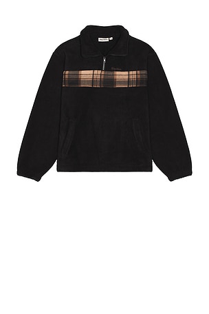 Checkered Fleece Quarter Zip Rhythm