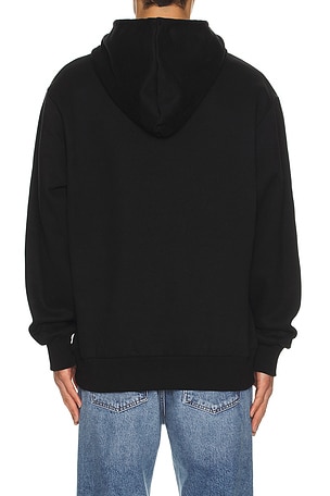 Rhythm Grange Fleece Hoodie in Black. Size XL/1X. Also