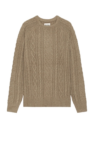 Mohair Fisherman's Knit Sweater Rhythm