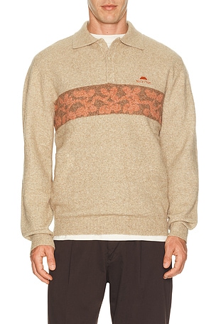 Floragraph Knitted Polo Rhythm