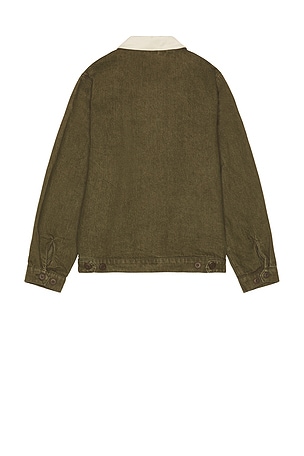 Rhythm Two Tone Jacket in Army