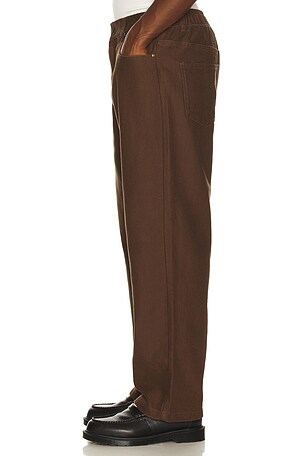 Rhythm Palmer Pant in Brown. Size 36. Also
