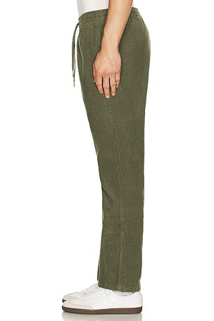 Rhythm Cord Jam Pant in Green. Size 36. Also