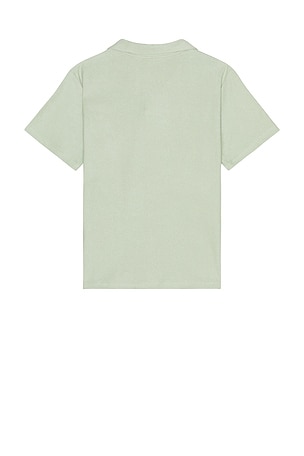 Rhythm Vintage Terry Polo in Sage