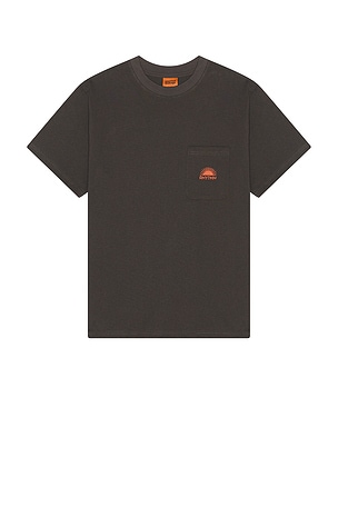 Heavy Vintage Pocket Emblem Tee Rhythm