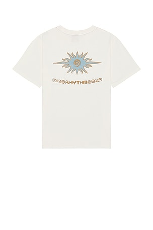 Flame Printed Vintage Tee Rhythm