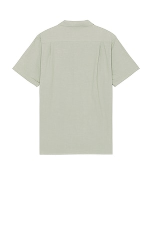 Rhythm Classic Linen Shirt in Mint. Size S. Also