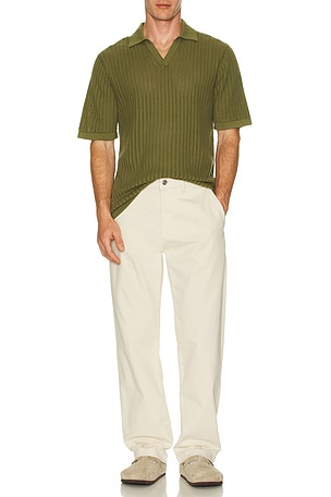 Relaxed Knit Polo Rhythm