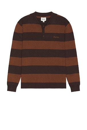 Ventura Stripe Knit Polo Rhythm