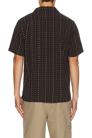 Rhythm Dakota Stripe Shirt in Navy. Size XL/1X. Also