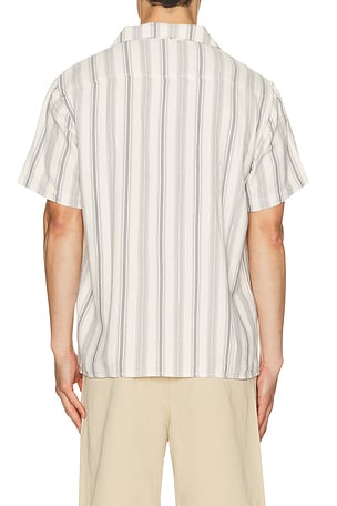 Rhythm Turkish Stripe Shirt in Blue