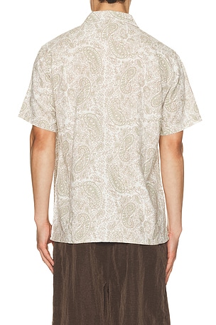 Rhythm Tally Paisley Shirt in White