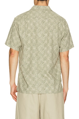 Rhythm Java Shirt in Green. Size S. Also