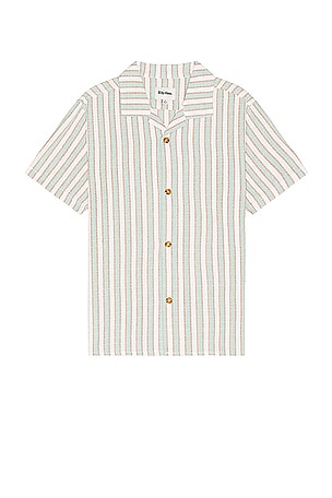 Vacation Stripe Short Sleeve Shirt Rhythm