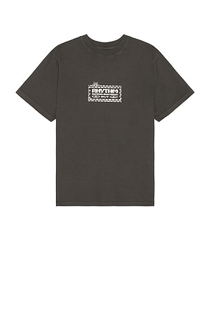 Rhythm Windows Vintage T-Shirt in Charcoal