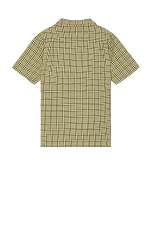 Rhythm Postcard Check Shirt in Green