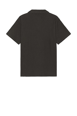 Rhythm Vintage Terry Polo in Black