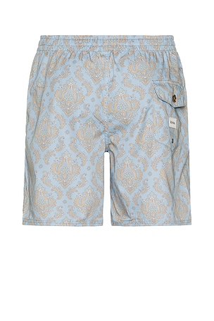 Rhythm Demask Beach Shorts in Blue. Size 32. Also