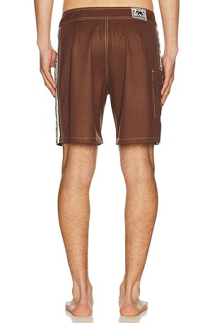 Rhythm Panel Stripe Trunk in Brown. Size 36. Also