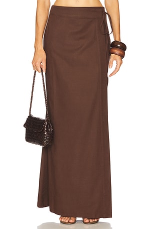 Callen Side Tie Maxi Skirt Riot Swim