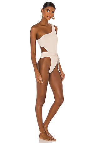 Riot Swim Maddox One Piece in Beige