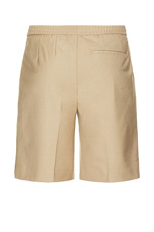 Reiss Sussex Single Pleat Shorts in Beige