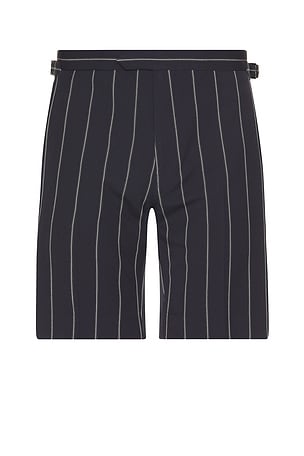 Vine Pinstripe Shorts Reiss