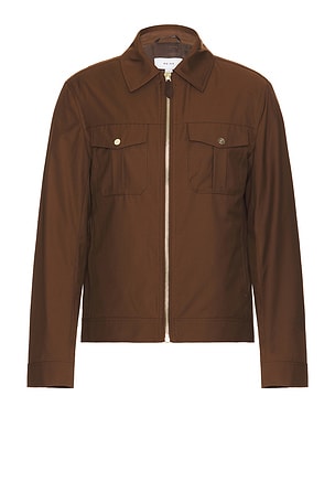 Tucker Zip Through Trucker Jacket Reiss