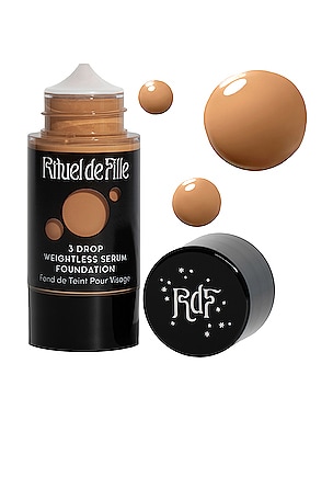 Rituel de Fille 3 Drop Weightless Serum Foundation in Potion #160