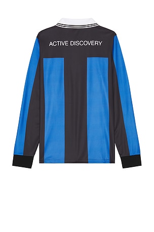 Rivvia Projects Team VV RPL Long Sleeve Polo in Blue