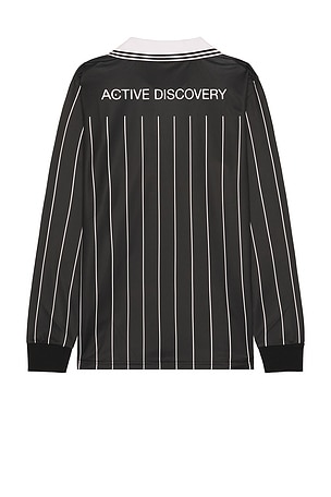 Rivvia Projects Team Long Sleeve Polo in Black