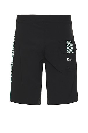 Rivvia Projects Stereo 18 Swim Trunk in Black