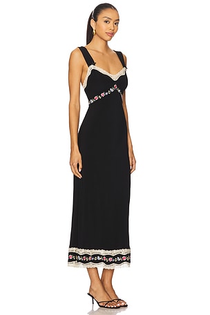 RIXO Lucie Dress in Black