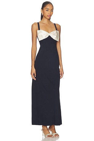 RIXO Melisse Dress in Navy