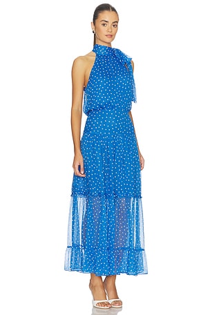 RIXO Abi Dress in Blue