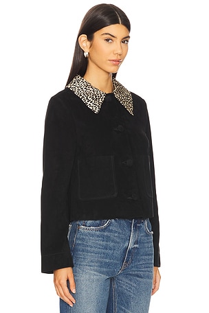 RIXO Fiora Jacket in Black