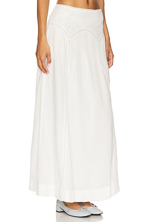 RIXO Vienne Skirt in White. Size XXS. Also
